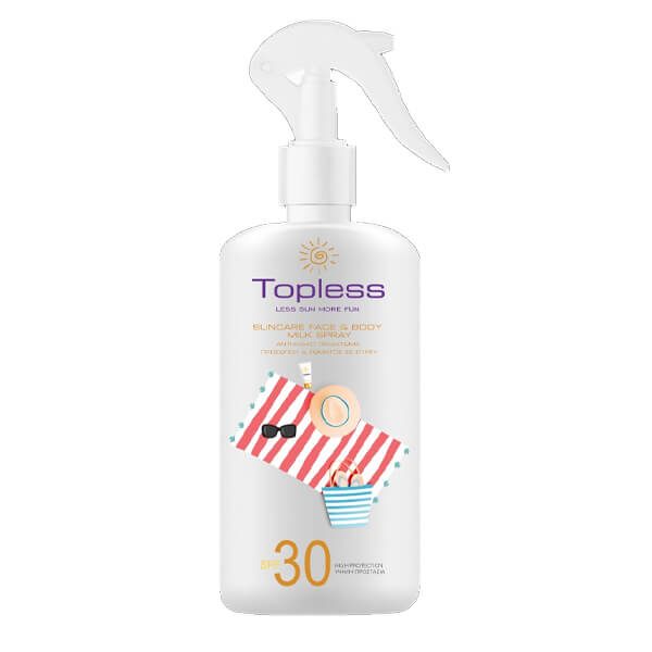 Topless Αντιηλιακή Κρέμα 200ml SPF30 (Spray)