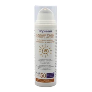 Topless Αντιηλιακή Λοσιόν 50ML (SPF50) - Πρόσωπο & Σώμα
