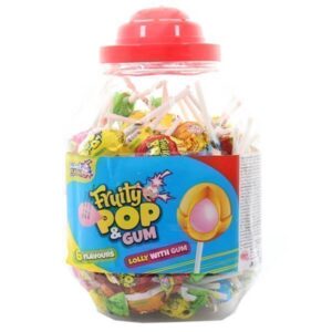 Γλειφιτζούρι Fruity Pop 100τεμ. 6 Γεύσεις