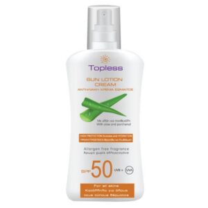 Topless Αντιηλιακή Λοσιόν 150ml (SPF50) Spray
