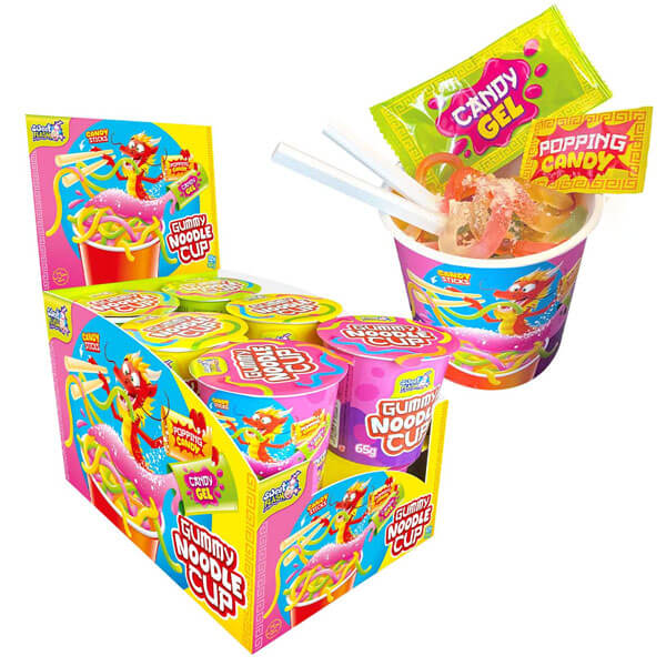 Gummy Noodle Cup 12τεμ.x65gr.