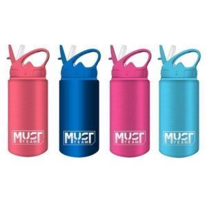 Παγούρι Αλουμινίου 500ML Με Καλαμάκι 7x21,5εκ 4χρ Must Team