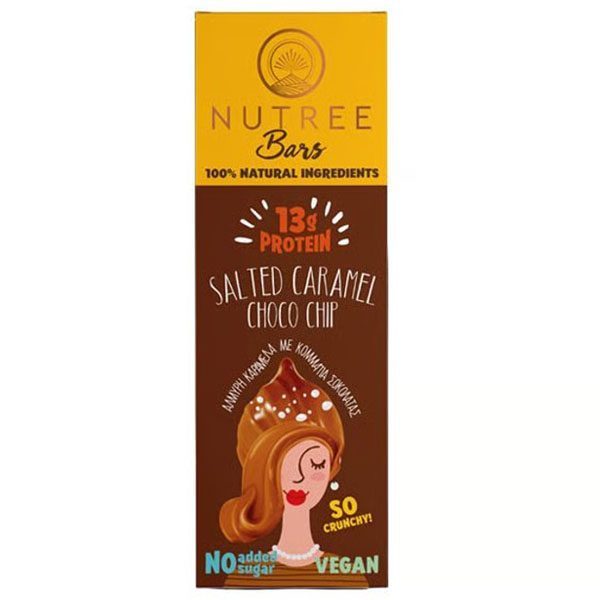 Nutree Bars Salted Caramel Choco Chip 50γρ