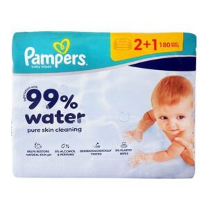 Pampers Μωρομάντηλα 3x60τεμ. (99% Water) (2+1)