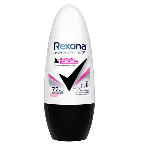 Rexona Roll-On Men 45ML Invisible Dry Black & White