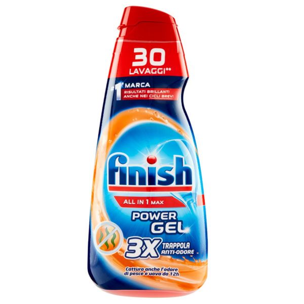 Finish Gel Πλυντηρίου Πιάτων 600ML (Κατά Της Οσμής)