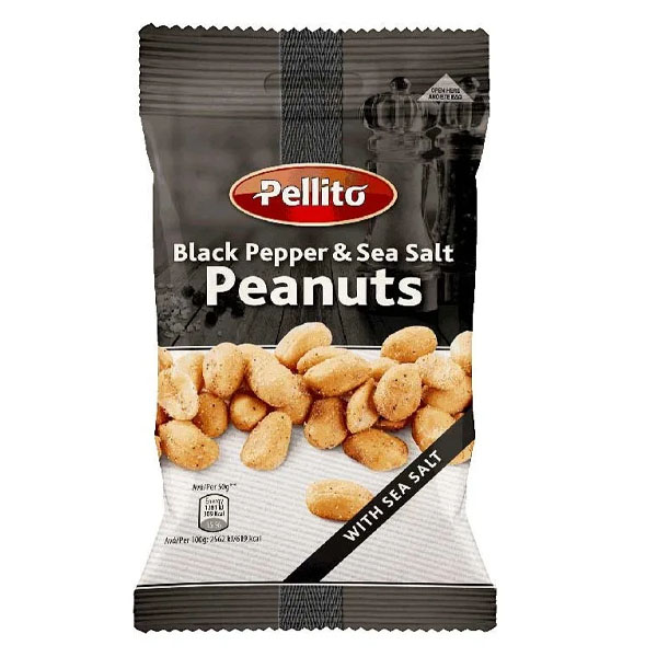 Pellito Φυστίκια Peanuts Αλάτι & Πιπέρι 50gr