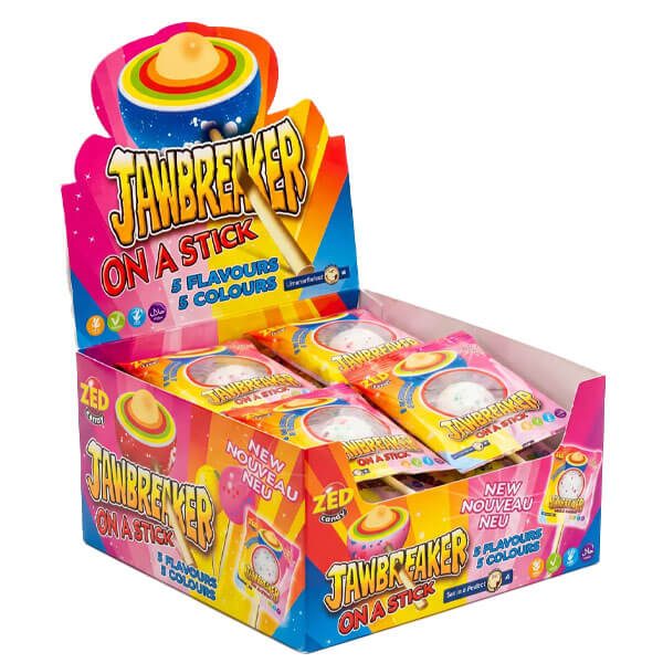 Γλειφιτζούρι Jawbreaker On A Stick (15τεμ.x50gr)
