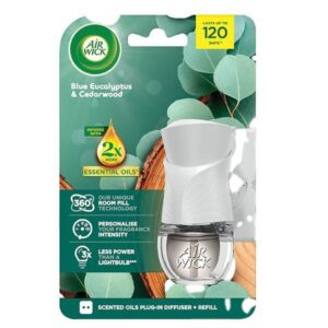 Air Wick Συσκευή + Ανταλλακτικό 19ml - Eucalyptus & Cedarwood