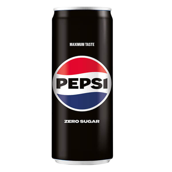 Pepsi Max Zero Sugar - 330ML Εισαγωγής