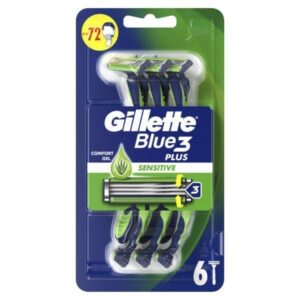 Gillette Blue 3 Plus Ξυραφάκια 6τεμ. Sensitive