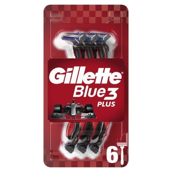 Gillette Ξυραφάκια Blue 3 Plus 6τμχ