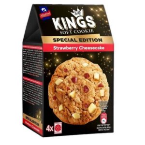 Αλλατίνη Soft Cookies Φράουλα Cheesecake 160gr
