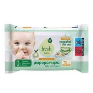 Fresh Care Μωρομάντηλα 72τεμ. Χαμομήλι