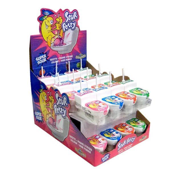 Sour Potty Candy 24τεμ.x19gr.