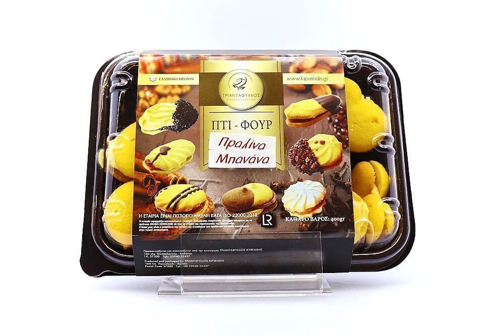 Τριαντάφυλλος Πτι-Φουρ 400gr Πραλίνα Μπανάνα