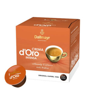 Nescafe Κάψουλες Dallmayr Crema D'oro Intensa Συμβατές Με Μηχανή Dolce Gusto 16caps