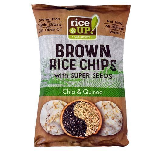 Rice Up Τσιπς Ολικής 60gr Chia Quinoa