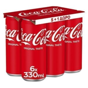 Coca Cola 6x330ml 5+1 Δώρο