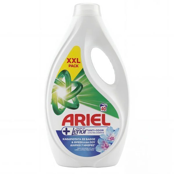 Ariel Υγρό Πλυντηρίου Ρούχων 40μεζ. Touch of Lenor