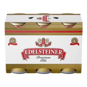 Edelsteiner Pilsner Μπύρα Κουτί 6x330ml