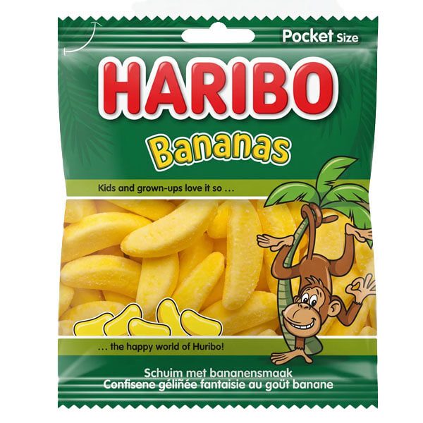 Haribo Ζαχαρωτά Bananas 70gr