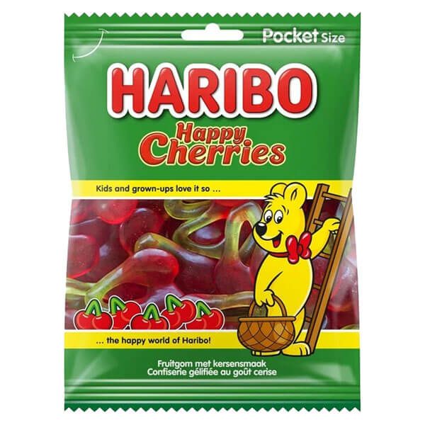 Haribo Ζαχαρωτά Happy Cherries 75gr