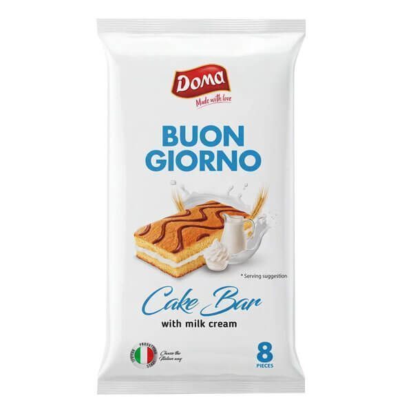 Doma Buongiorno Κεκάκια 8x28gr Κρέμα Γάλακτος