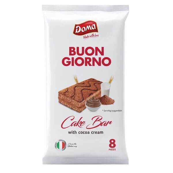 Doma Buongiorno Κεκάκια 8x28gr Κρέμα Κακάο