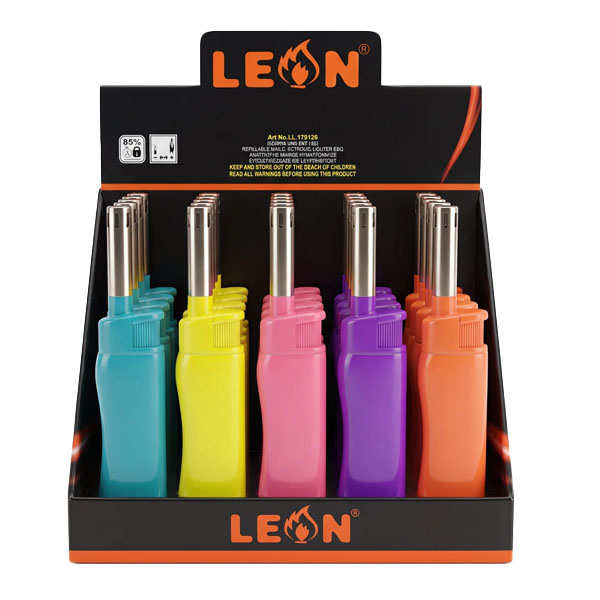 Leon Αναπτήρας Επαναγεμιζόμενος Πολυχρηστικός LL.170126 25τεμ.
