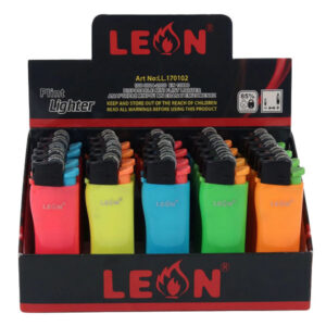 Leon Αναπτήρας Μίνι Neon Colors Ll.170102 25τεμ.