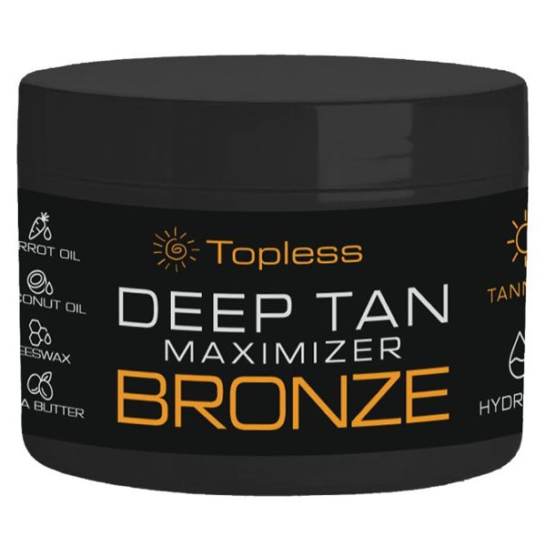 Topless Κρέμα Μαυρίσματος Deep Tan Maximizer Bronze 180ML