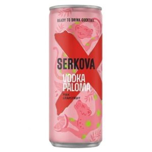 Serkova Vodka Paloma 250ML Vol 5% Pink Grapefruit