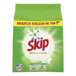 Skip Σκόνη 1.3kg 20μεζ. Eco Spring Fresh