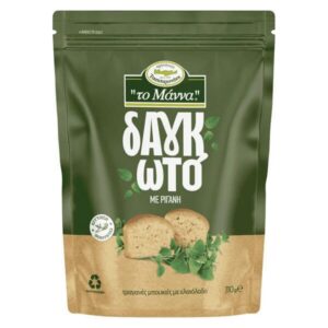 Το Μαννα Δαγκωτο Τραγανες Μπουκιες 110gr Ριγανη