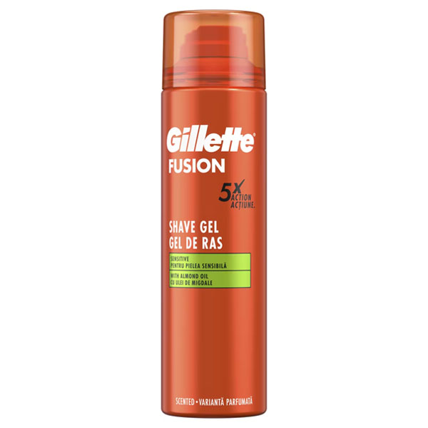 Gillette Fusion Gel Ξυρίσματος Sensitive 200ml
