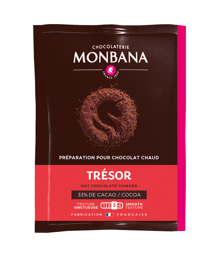 Monbana Tresor De Chocolat Σοκολάτα - 25g Φακελάκι Μερίδας