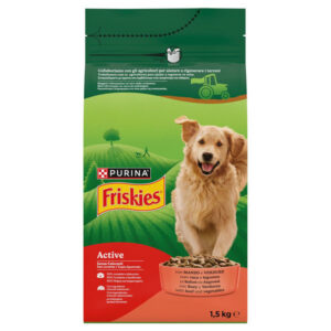 Friskies Σκυλοτροφή 1.5kg (Active) (Μοσχάρι)
