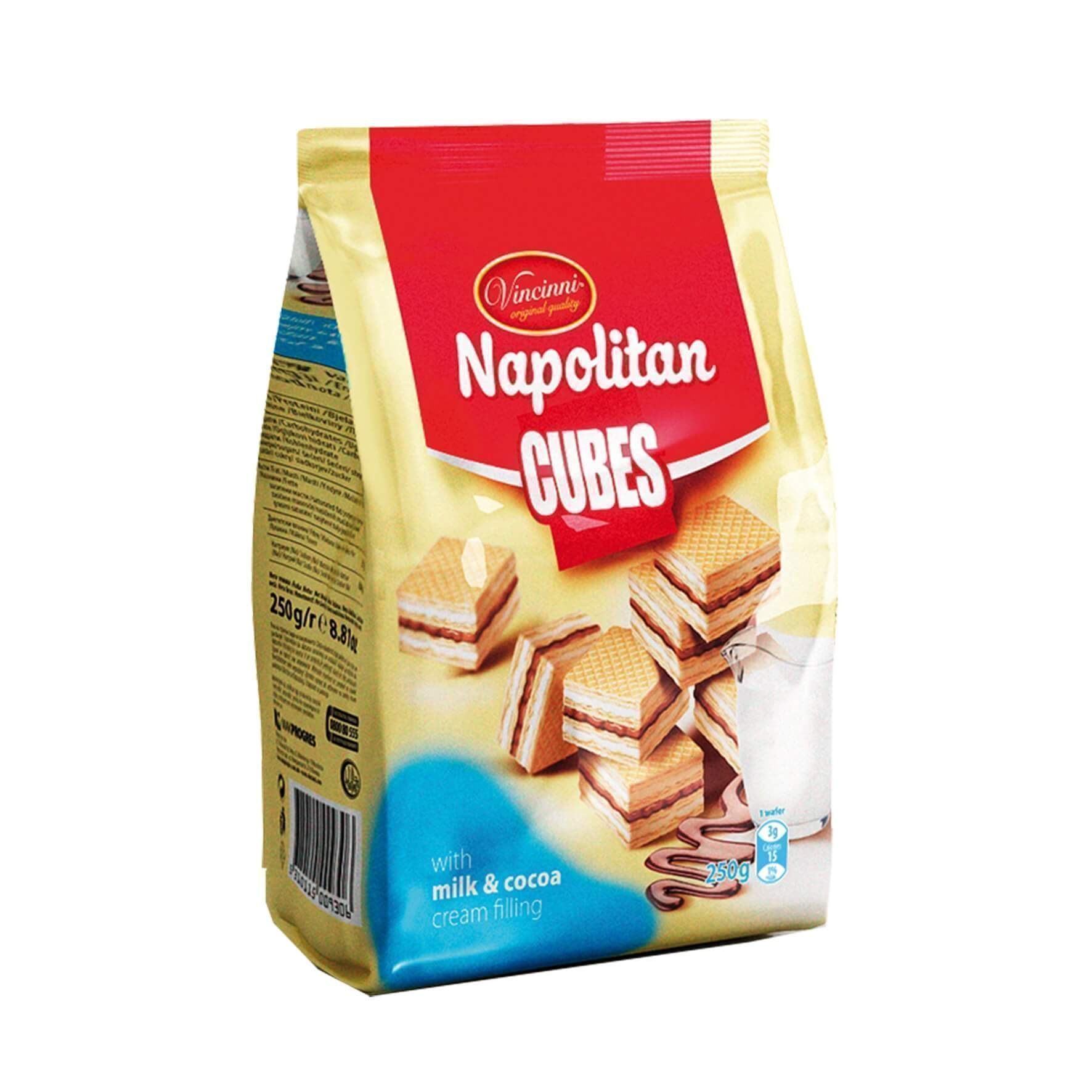 Vincinni Γκοφρετες 250gr. - (κακαο & Γαλα)