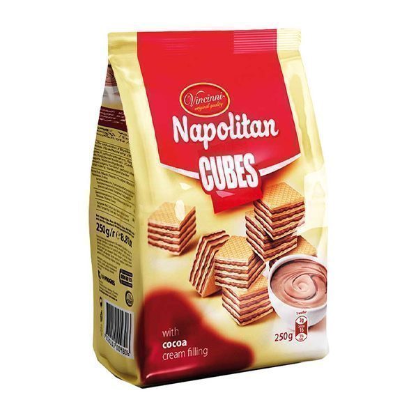 Vincinni Γκοφρέτες 250gr Κακάο