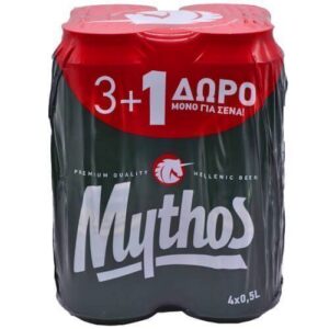 Mythos Μπύρα Κουτί 500ML 3+1 Δώρο