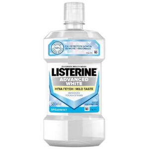 Listerine Στοματικό Διάλυμα 500ml Advanced White Mild