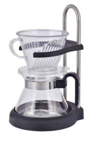 Coffee Dripper Belogia Cds 401 - Γυάλινο Pour Over Σετ Με Βάση 300ML