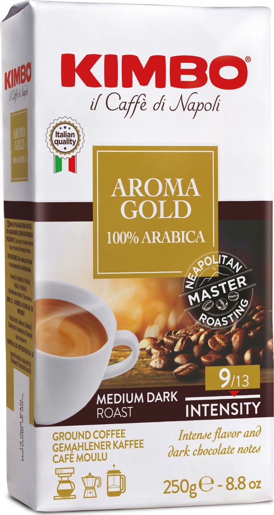 Kimbo Aroma Gold Αλεσμένος - 250g