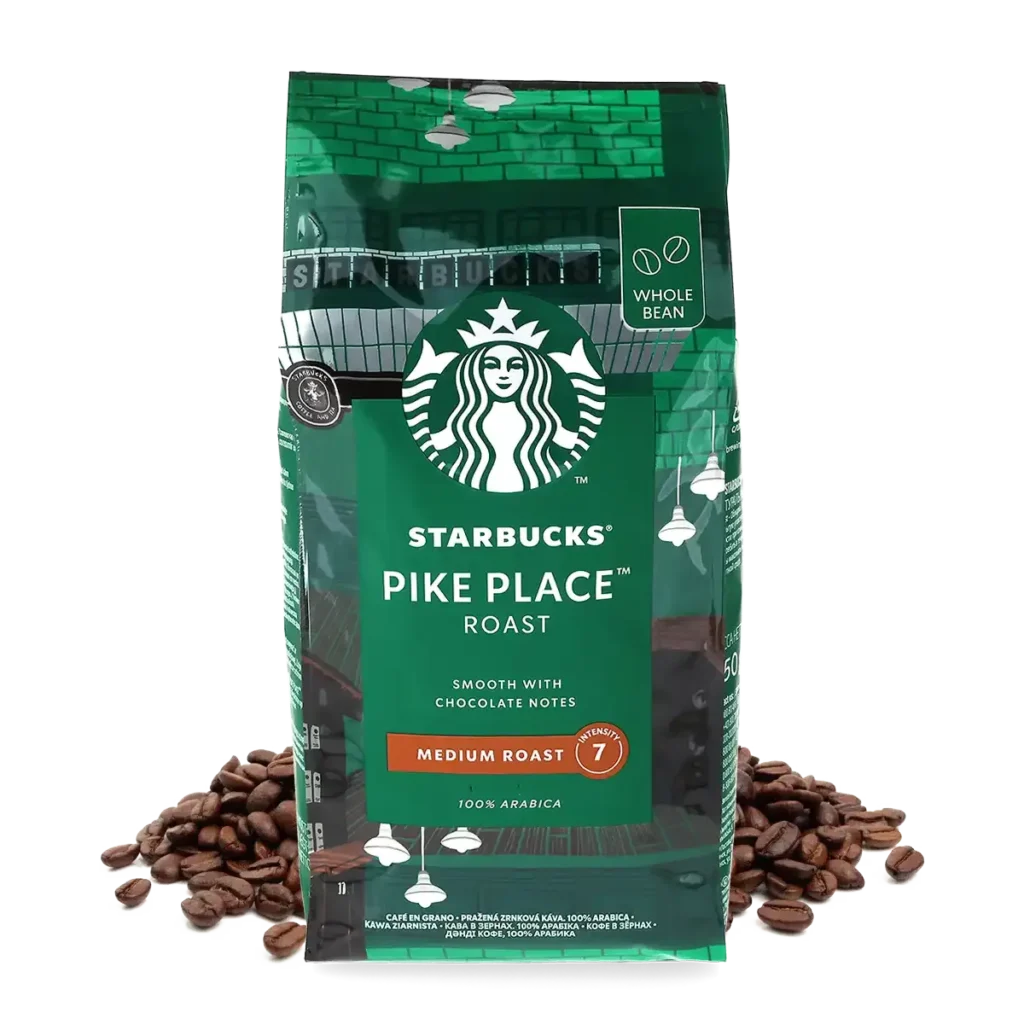 Starbucks Pike Place Roast 450g Σε Κόκκους Medium Roast 100% Arabica