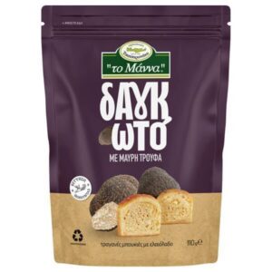 Το Μαννα Δαγκωτο Τραγανες Μπουκιες 110gr Μαυρη Τρουφα