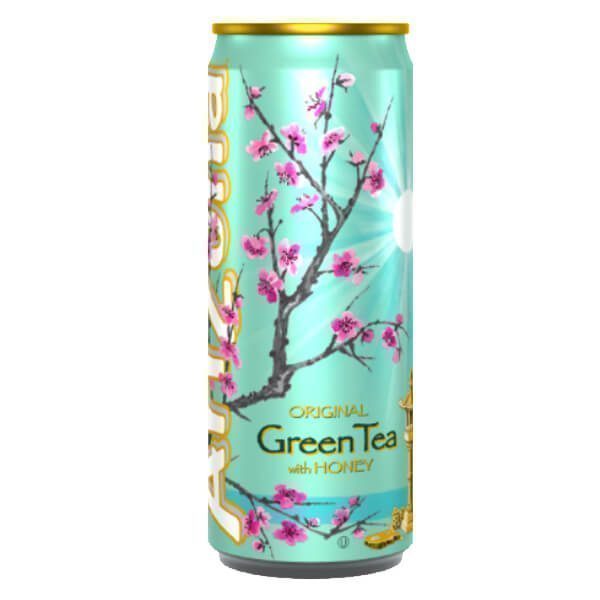 Arizona Πράσινο Τσάι 330ML με Μέλι (Slim Can)