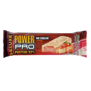 Power Pro Deluxe Μπάρα Πρωτεΐνης 80gr (Cheesecake Φράουλα)