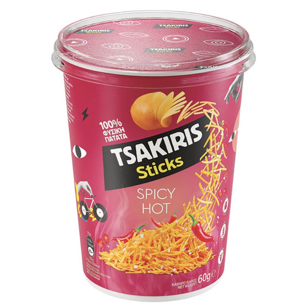 Tsakiris Sticks 60gr. - (spicy Hot)