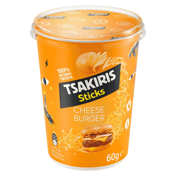 Tsakiris Sticks 60gr. - (cheeseburger)